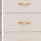 Homeroots 18" Blue and Black Steel and Fabric Six Drawer Chest 484695 - alternate 5