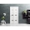 Sartodoors Sliding Closet Bi-fold Doors White Solid Core Modern Interior QUADRO4055BF-WS-48 x 84 (2* 24x84) - alternate 5