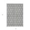 Homeroots 5' X 8' Gray And Light Gray Geometric Washable Indoor Outdoor Area Rug 596034 - alternate 9