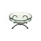 Homeroots 13" Clear And Black Glass And Metal Round Decorative Bowl With Stand 635499 - alternate 5