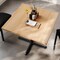 Flash Furniture Bennett 36 in Square Solid Wood Indoor Tabletop in Natural with 30 in x 30 in Dining Height GSF-SQ36-NAT-T3030-GG - alternate 10