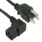 Sanoxy 2 PACK  6ft Universal Right Angle Power Cord NEMA 5-15P to IEC320 C13R SNX-CBL-LDR-PW106-1206 - alternate 1