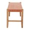 Homeroots 48in Tan and Brown Faux Leather and Solid Wood Upholstered Bench 668864 - alternate 7