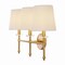 Jonathan Y Olivia 23" 3-Light Contemporary Traditional Candlestick Metal/Crystal LED Vanity, Brass Gold JYL9921A - alternate 1