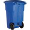 Toter 64 Gal. Recycling Trash Can with Lid 025564-D5BLU - alternate 1