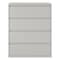 Hirsh 42" W 4 Drawer Lateral File Cabinet, Light Gray, A4/Legal/Letter 17461 - alternate 5