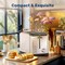 Simple Deluxe Toaster 2-slice, Defrost, Bagel, Cancel setting with LED Red lighting, 1-6 level Browning120V, 60Hz HKTOST2SILV2 - alternate 8