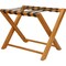 Homeroots Natural Solid Wood Folding Luggage Rack With Black Straps 724374 - alternate 5