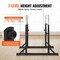 Vevor Dip Bars Dip Stand Station 440 lbs Adjustable Height for Strength Training FA005 - alternate 7