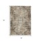 Homeroots 5' X 8' Brown And Ivory Geometric Washable Indoor Outdoor Area Rug 631994 - alternate 9