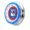 Holland Bar Stool Co New York Rangers Double Neon 19" Clock, NHL Clk19NYRang - alternate 6
