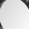 Homeroots 37" Round Black Metal Frame Wall Mirror 376396 - alternate 10