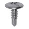 Auveco #8 x 1/2in Phillips Washer Head Teks Tapping Screw - Zinc, 50PK 12095 - alternate 1