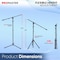 Promaster Tripod Microphone Stand, Portable, Adjustable Gooseneck, Lightweight Boom, Black PRMSMIHL - alternate 7