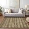Homeroots 3' X 5' Brown And Taupe Quatrefoil Washable Indoor Outdoor Area Rug 583234 - alternate 9