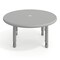 Flash Furniture Commercial Plastic Adjustable Height Classroom Activity Table-Soft Gray, 33 in RD YU-YCX-007-2-ROUND-TBL-SFTGY-GG - alternate 10