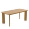 Homeroots 66" Natural Solid Wood Dining Table 712223 - alternate 1