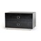 Homeroots 19" Black Solid Wood Nightstand 284147 - alternate 1