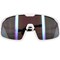 Bouton Optical Enhanced Coverage Full Frame Safety Glasses, w/White Frame, Green Mirror Plus PRO Lens, and Anti-Scrat 250-43-0008 - alternate 5