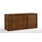 Homeroots 65" Walnut Solid Wood Six Drawer Double Dresser 473098 - alternate 6
