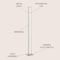 Jonathan Y Johan 59.5" Modern Minimalist Aluminum Integrated Tower LED Floor Lamp, Nickel JYL7038A - alternate 10