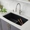 Blanco Performa Medium 1-3/4 Low Divide, Coal Black 442939 - alternate 3