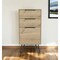 Homeroots 18" Natural Three Drawer Standard Chest 544034 - alternate 14