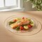 Smarty Had A Party 7.5" Clear with Gold Edge Rim Plastic Appetizer/Salad Plates, 120PK 117CLG-CASE - alternate 1
