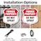 Signmission Private Property Shield Sign Do Not Spra, 6 inch X 6 inch, Plastic Sign, 2PK SHI-P-2PACK-6-449 - alternate 6