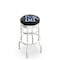 Holland Bar Stool Co 25" Chrome 2-Ring Memphis Swivel Bar Stool, Accent Ring L7C3C25Memphs - alternate 1