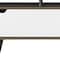 Homeroots 54in Brown And White Particle Board Open Shelving TV Stand 478450 - alternate 6