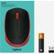Logitech M170 RED WIRELESS MOUSE M170 - RED - CLAMSHELL VERSION 910-004941 - alternate 8