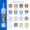 Ge GE Advanced White Silicone 2 Window and Door Caulk Sealant 10.1 oz 2708921 - alternate 8