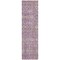 Homeroots 8' Runner Lavender and Ivory Floral Washable Non Skid Indoor Outdoor Runner Rug 564339 - alternate 9