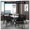 Leisuremod Ethora Collection Modern Wooden Dining Chair in Black, 4PK EC22BL4 - alternate 9