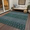 Homeroots 3' X 5' Green Blue And Purple Tribal Washable Indoor Outdoor Area Rug 582560 - alternate 9