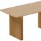 Homeroots 67" Natural Solid Wood Double Pedestal Base Square Dining Table 721132 - alternate 5
