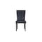 Homeroots Set of Two Black Upholstered Velvet Dining Side Chairs 564883 - alternate 7