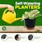 Campior Black Self Watering Pots, Indoor and Outdoor Plant Pots with Wick Rope and Drainage Holes, 20PK CAMPPLTBK94 - alternate 12