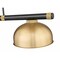 Z-Lite Vanguard Matte Black + Rubbed Brass 3 Light Billiard 3050-3MB-RB-D13HBR - alternate 8