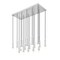 Z-Lite Stari 17-Light Linear Chandelier, 18 in W, Brushed Nickel 1956P-17L-BN - alternate 8