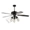Jonathan Y Lucas 52" Caged 3-Light Metal/Wood LED Ceiling Fan, Black JYL9601A - alternate 12