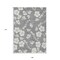 Homeroots 9' X 12' Gray And Ivory Floral Washable Indoor Outdoor Area Rug 599890 - alternate 9