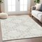 Homeroots 8' X 10' Ivory And Beige Geometric Washable Indoor Outdoor Area Rug 593777 - alternate 9