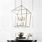 Jonathan Y Pagoda 20" 8-Light Classic Traditional Metal Cage Lantern LED Pendant, Chrome JYL7438C - alternate 15