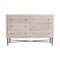 Homeroots 48" Brushed Ivory Solid Wood Six Drawer Double Dresser 489200 - alternate 1