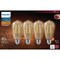 Signify Vintage 40W Equivalent Amber ST19 Medium LED Decorative Light Bulb, 4PK 573963 - alternate 4