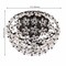 Jonathan Y Izzy 15.5" 2-Light Modern Glam Metal Dome LED Flush Mount w/Crystal Flower Accents, Oil Rubbed Bronze JYL9043C - alternate 12