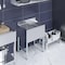 Amgood Underbar Sink With Right Drainboard, 1 bowl, Freestanding, 304 Stainless Steel, 19 in. W x 10 in. H AMG SINK BAR S1C-101410-R-NF-Z - alternate 8