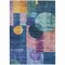 Homeroots 5' X 8' Blue Green And Copper Geometric Washable Indoor Outdoor Area Rug 604313 - alternate 8